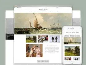 Benton Fine Art ecommerce website screenshot