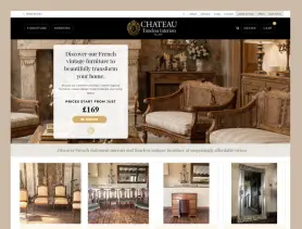Chateau ecommerce website screenshot