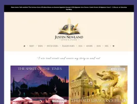 Justin Newland author website